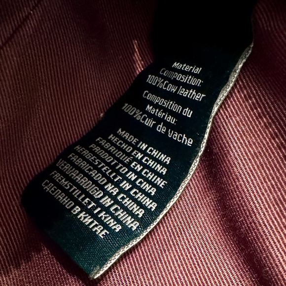 Ralph Lauren Leather Cosmetic Travel Toiletry Bag Pouch Gray - Picture 6 of 6